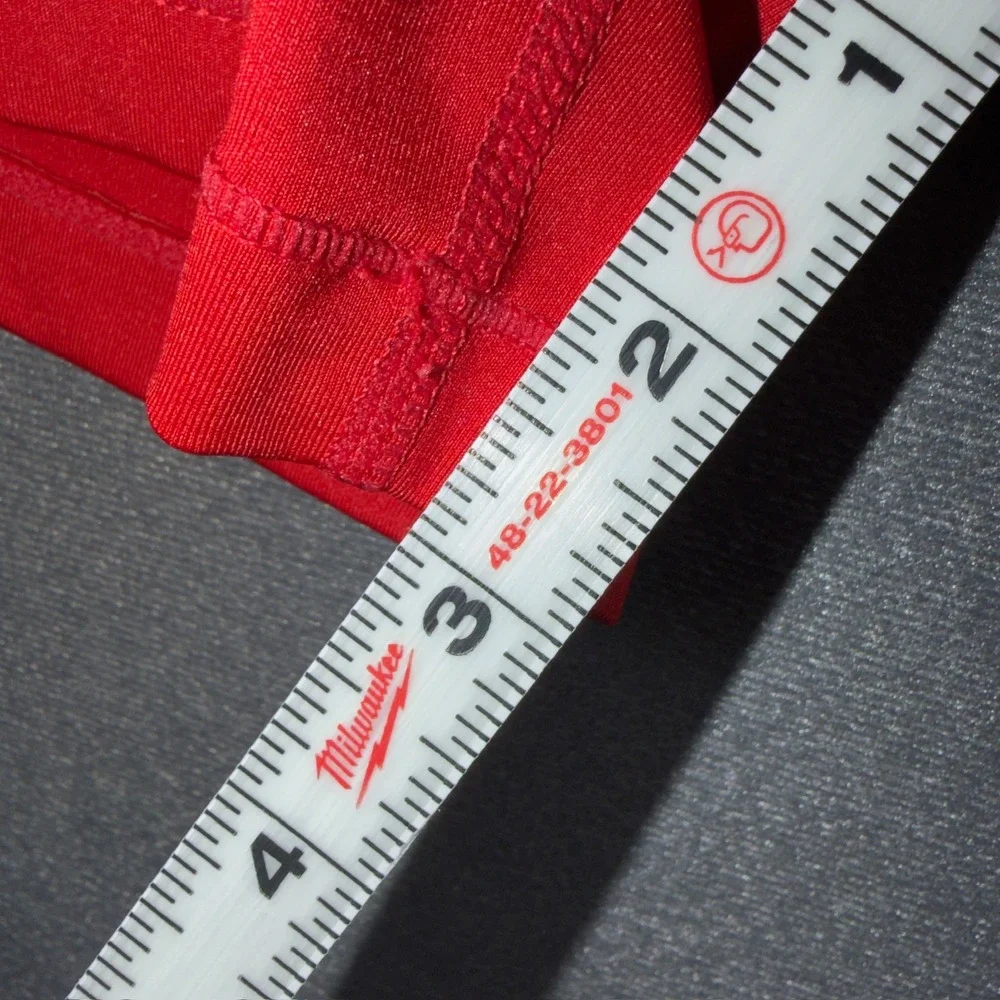 Nike Pro Dri-FIT Compression Shorts Womens Medium Red 3 Inch Inseam 889577-687